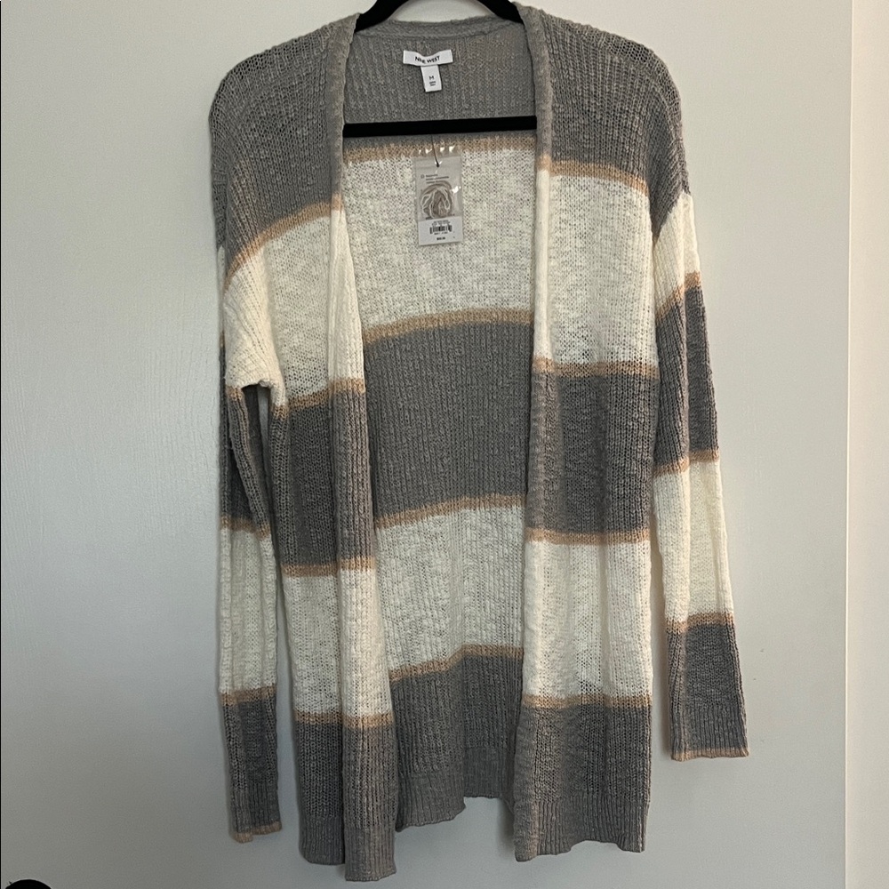 NWT Nine West Open Front Cardigan sz. M